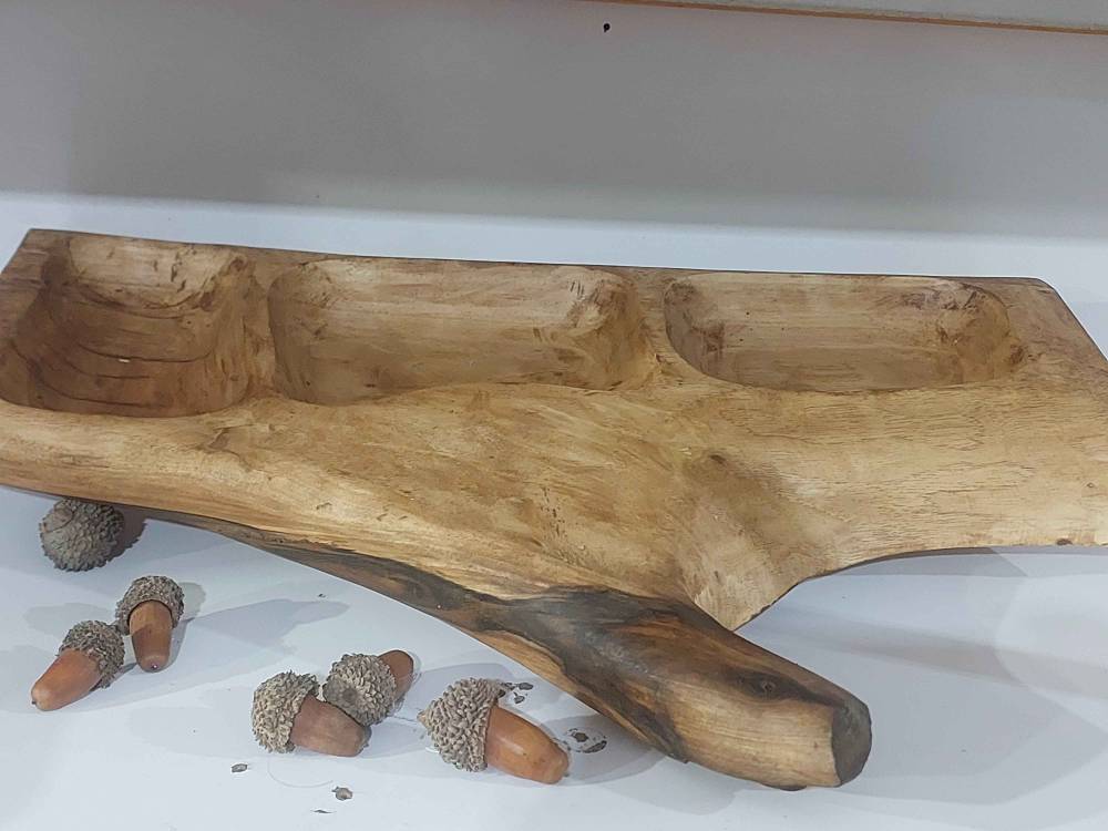 اردو خوری با چوب گردو دست ساز